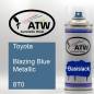 Preview: Toyota, Blazing Blue Metallic, 8T0: 400ml Sprühdose, von ATW Autoteile West.